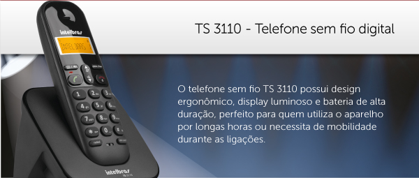 TS 3110 Telefone sem fio digital